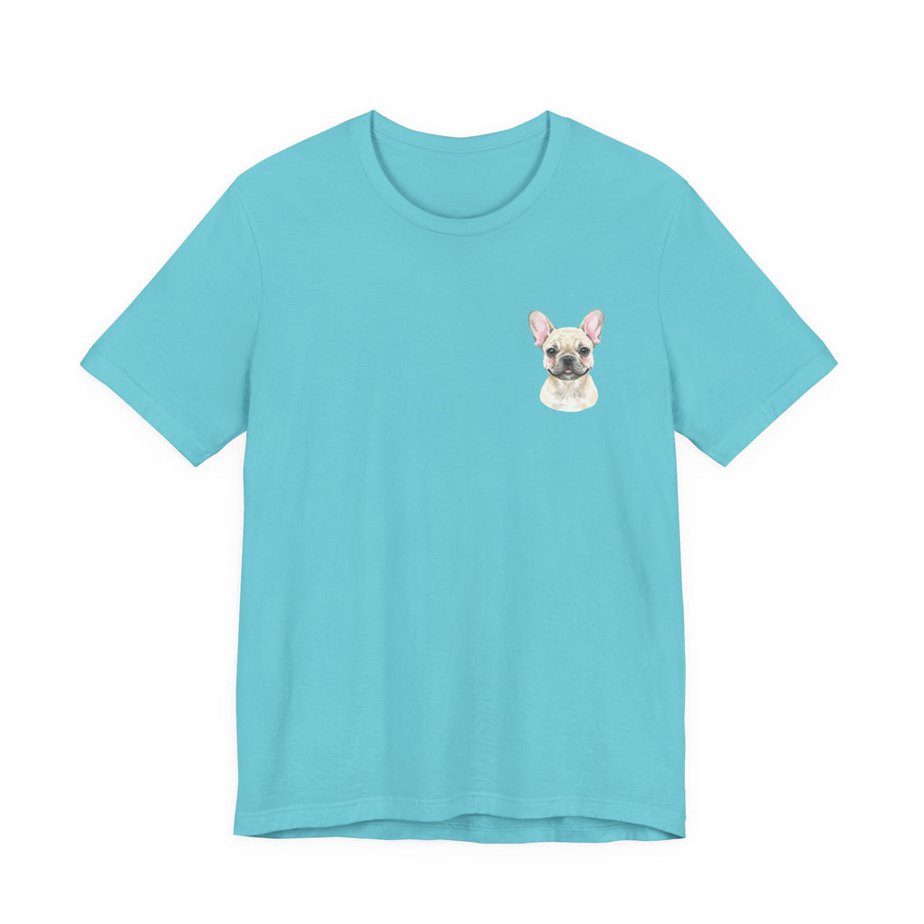 French Bulldog Chest Portrait Tee - Cute Dog Lover T-Shirt