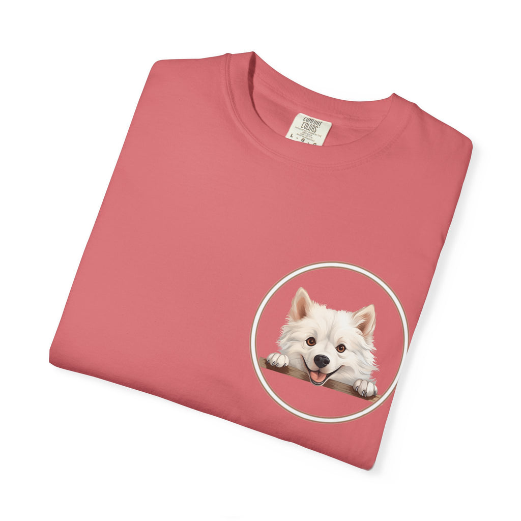 Puppy Portrait T-Shirt — Cute White Dog Graphic Tee Unisex Pet Portrait Tee: The Perfect Gift for Dog Moms & Dads