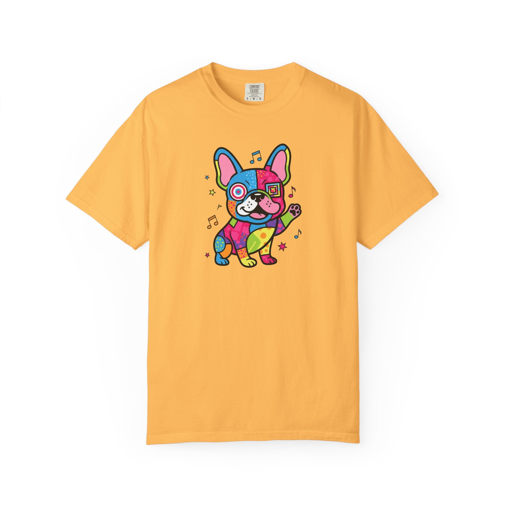 French Bulldog Pop Art T-Shirt — Colorful Cute Dog Graphic Tee