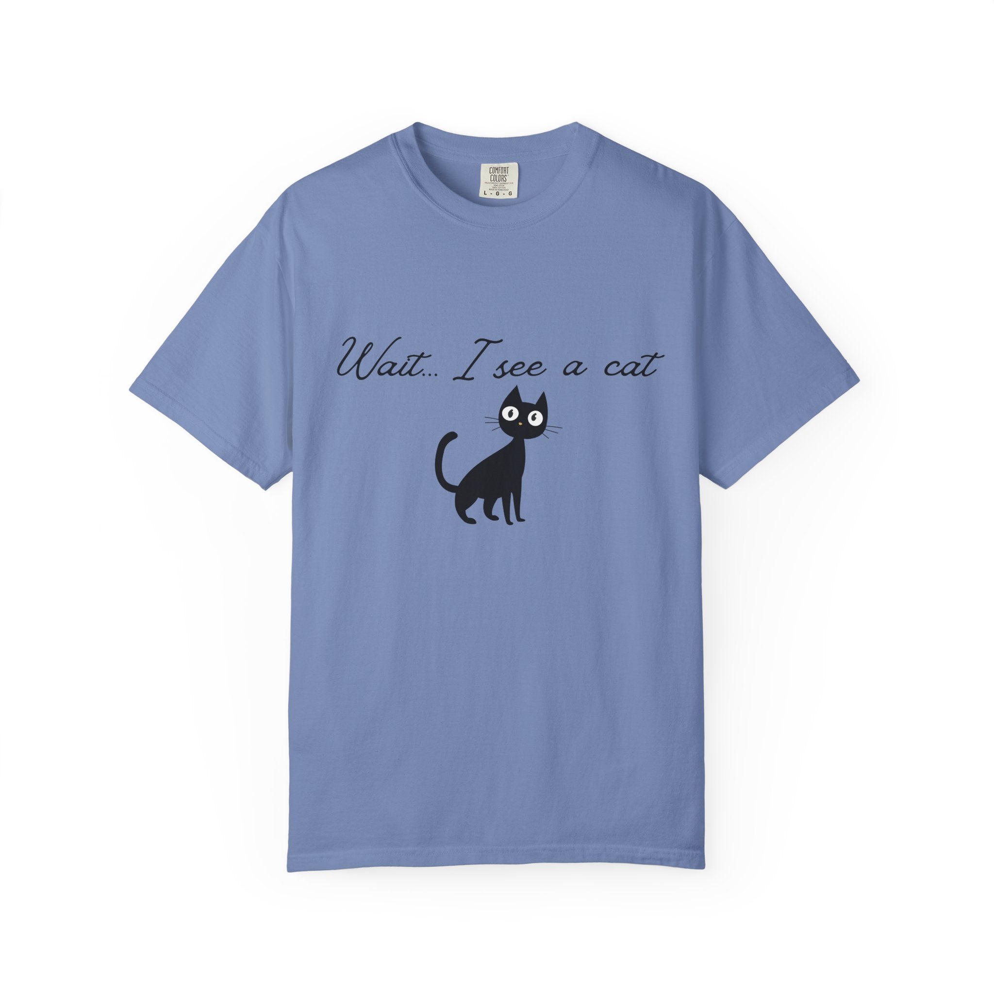 Wait ... I See a Cat — Comic-Style Cat T-Shirt