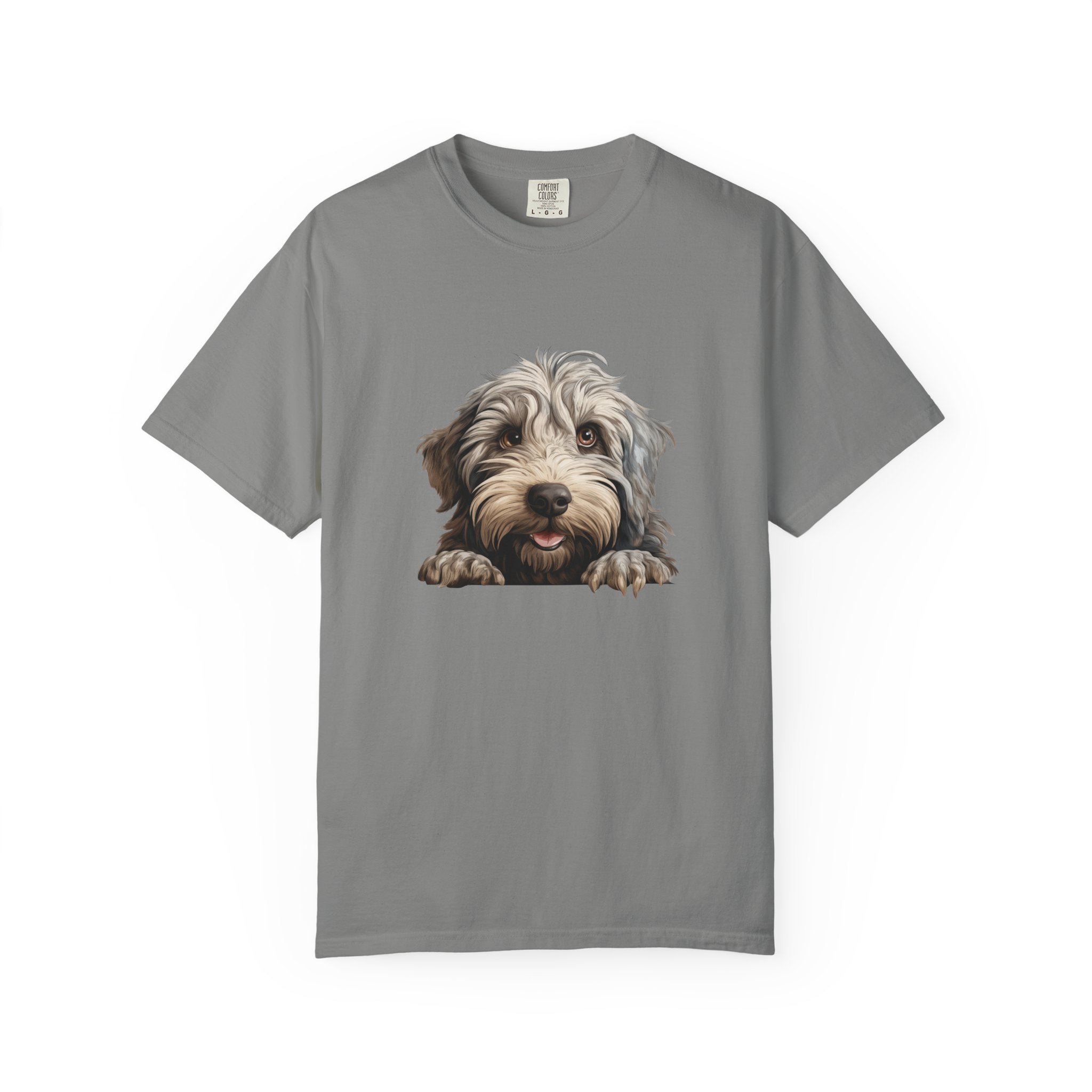 Cute Puppy Face T-Shirt — Bergamasco Dog Lover Tee