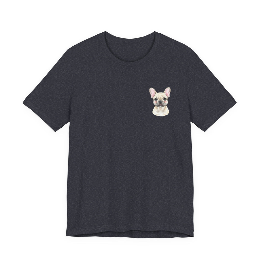 French Bulldog Chest Portrait Tee - Cute Dog Lover T-Shirt