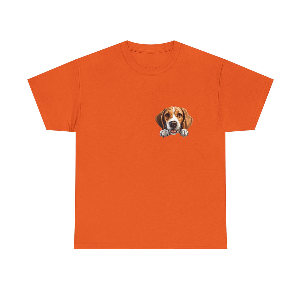 Beagle Peekaboo T‑Shirt — Cute Dog Lover Tee Ideal Gift for Dog Dad or Dog Mom