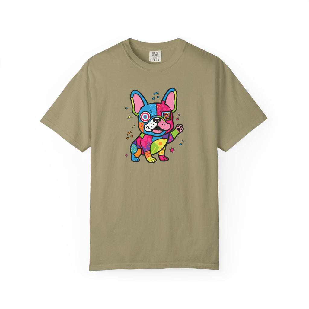 French Bulldog Pop Art T-Shirt — Colorful Cute Dog Graphic Tee