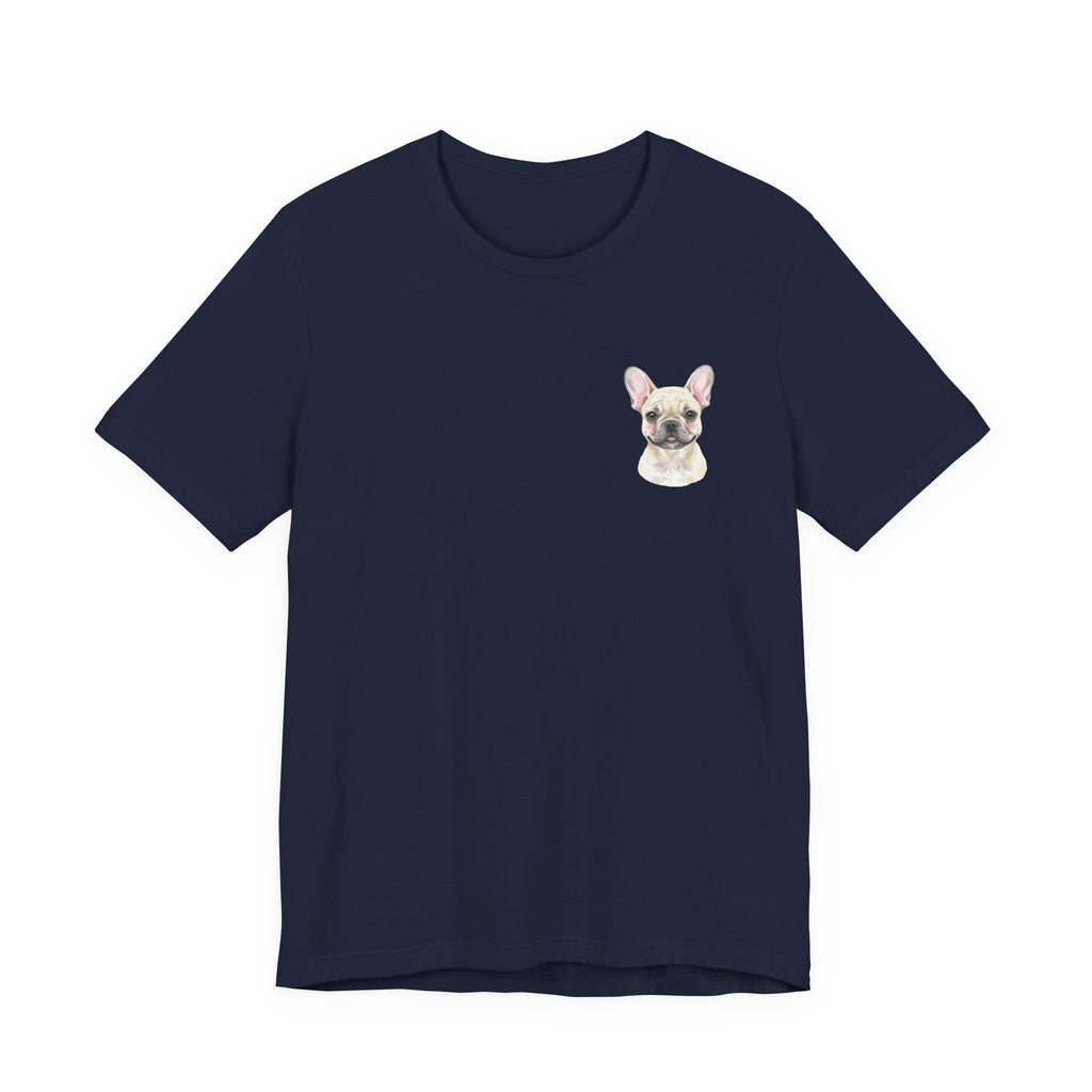 French Bulldog Chest Portrait Tee - Cute Dog Lover T-Shirt