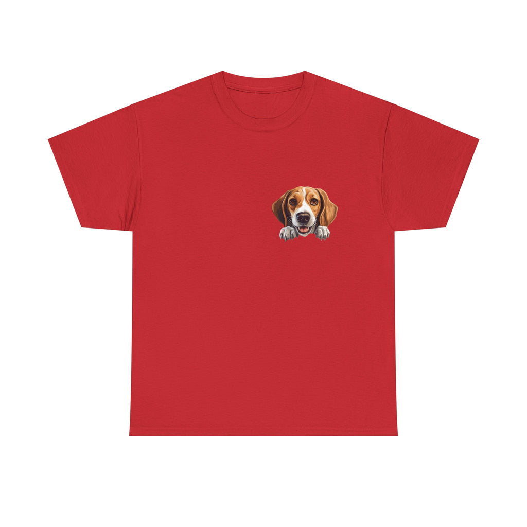 Beagle Peekaboo T‑Shirt — Cute Dog Lover Tee Ideal Gift for Dog Dad or Dog Mom