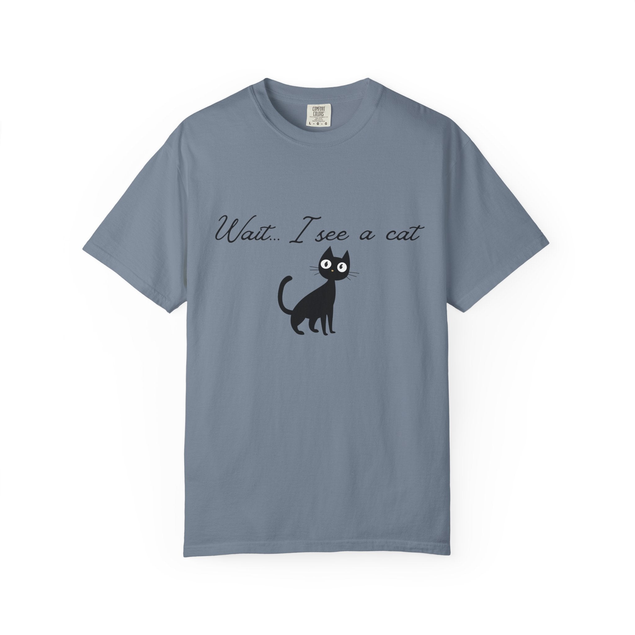 Wait ... I See a Cat — Comic-Style Cat T-Shirt