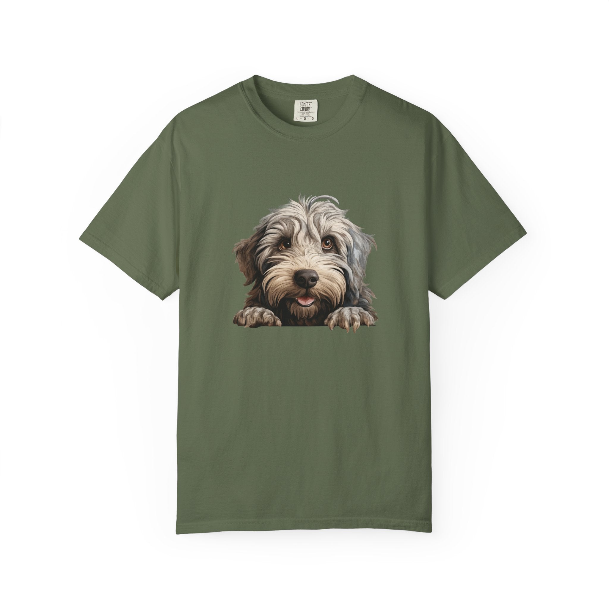 Cute Puppy Face T-Shirt — Bergamasco Dog Lover Tee