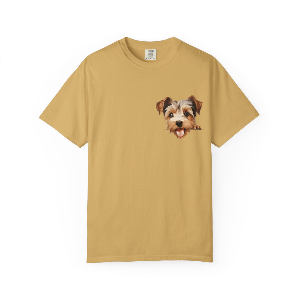 Terrier Sweet Face T-Shirt – Cute Small Dog Graphic Tee, Pet Lover Gift