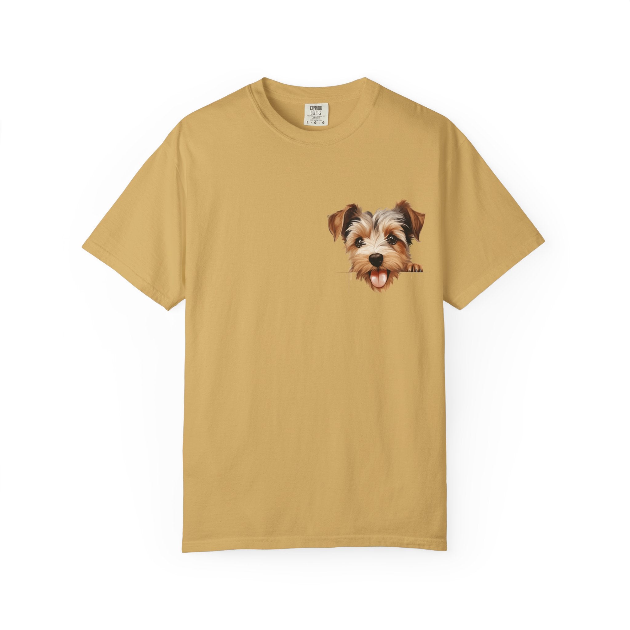Terrier Sweet Face T-Shirt – Cute Small Dog Graphic Tee, Pet Lover Gift