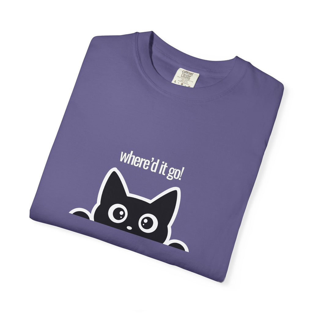 Where'd It Go? Peeking Cat T-Shirt