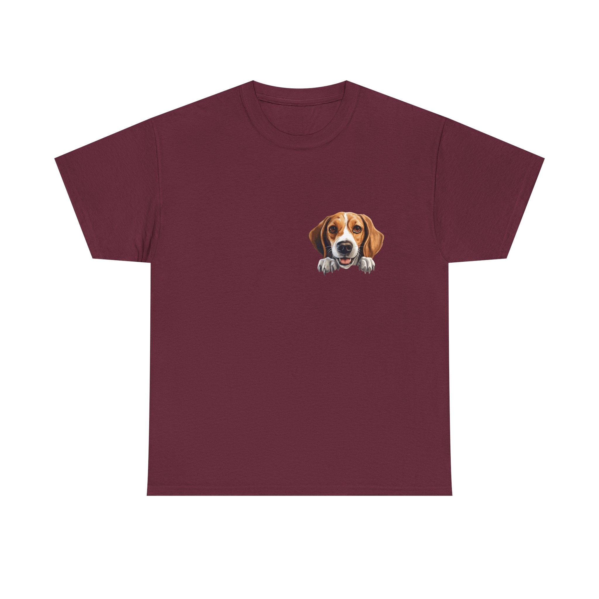 Beagle Peekaboo T‑Shirt — Cute Dog Lover Tee Ideal Gift for Dog Dad or Dog Mom