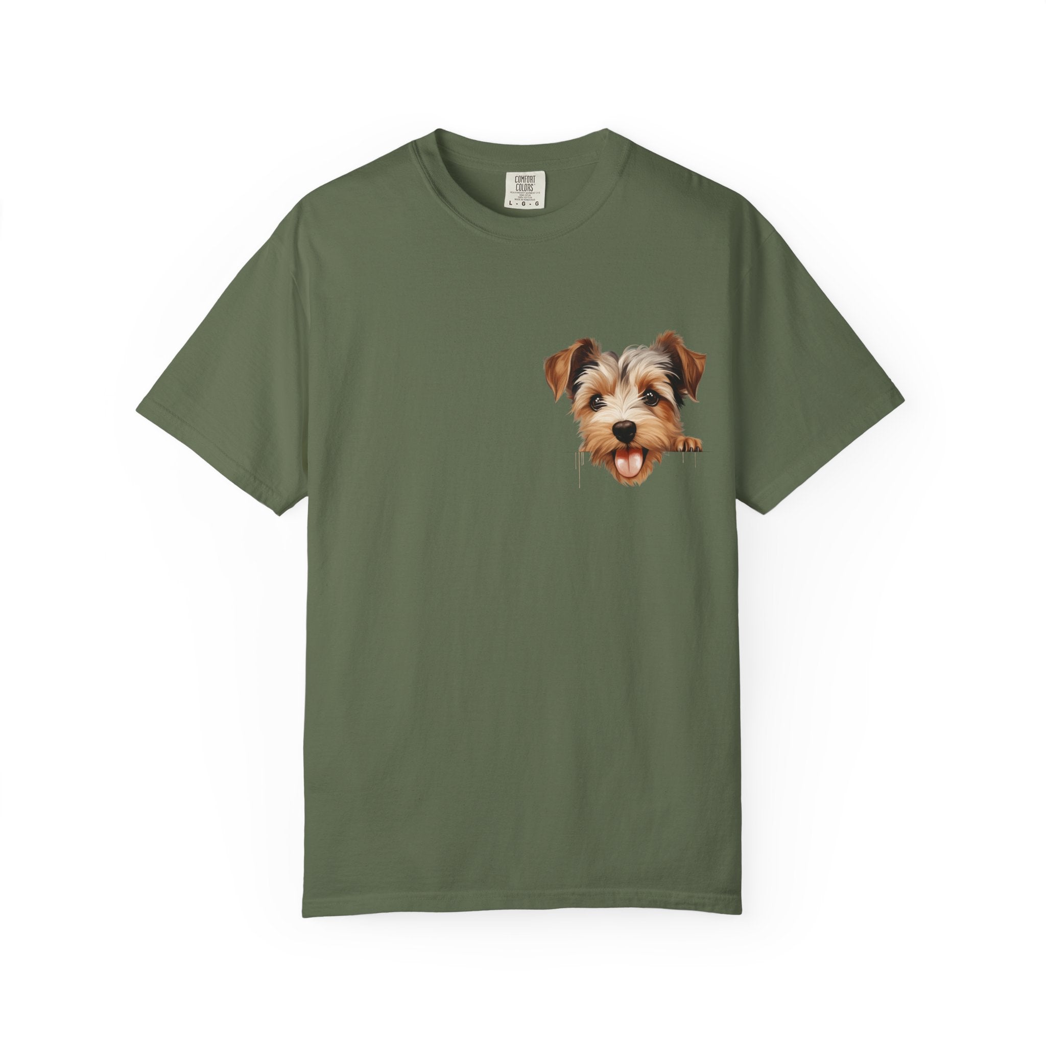 Terrier Sweet Face T-Shirt – Cute Small Dog Graphic Tee, Pet Lover Gift