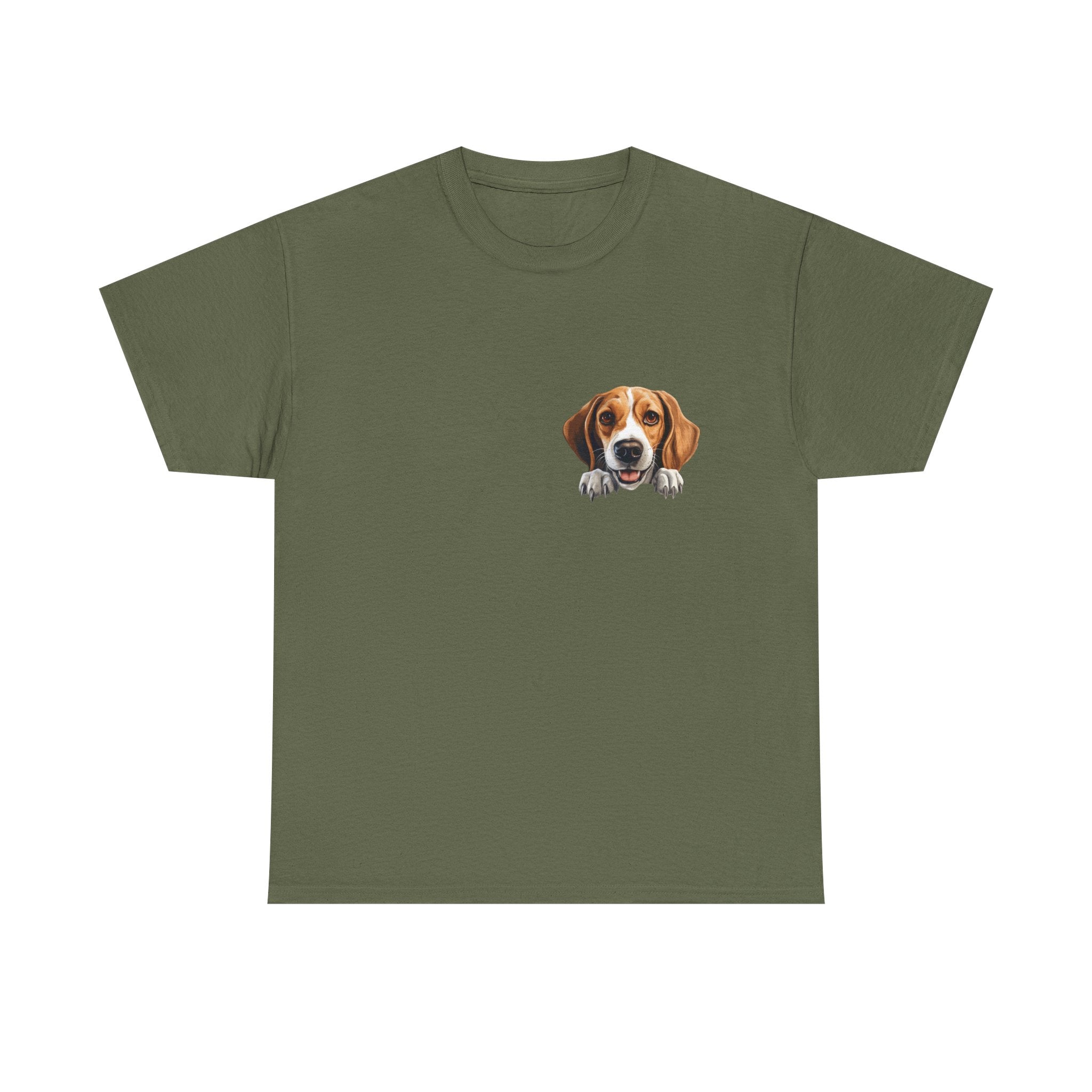 Beagle Peekaboo T‑Shirt — Cute Dog Lover Tee Ideal Gift for Dog Dad or Dog Mom