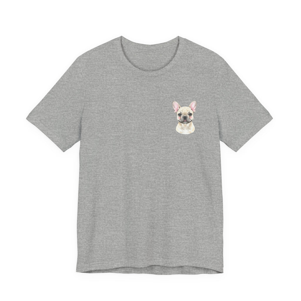 French Bulldog Chest Portrait Tee - Cute Dog Lover T-Shirt