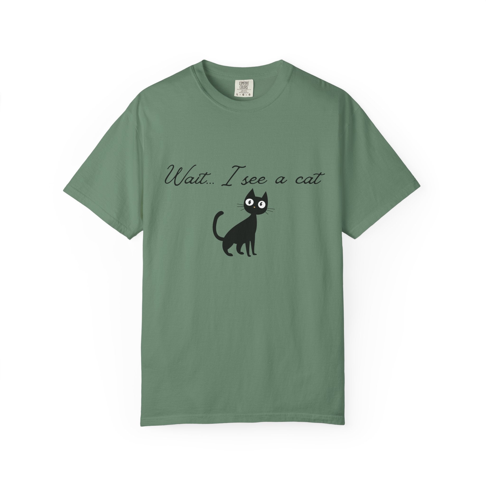 Wait ... I See a Cat — Comic-Style Cat T-Shirt