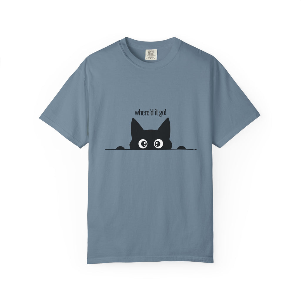 Where'd It Go? Peeking Cat T-Shirt