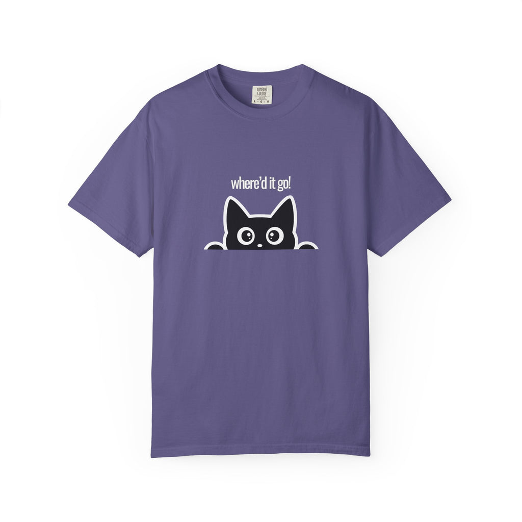 Where'd It Go? Peeking Cat T-Shirt