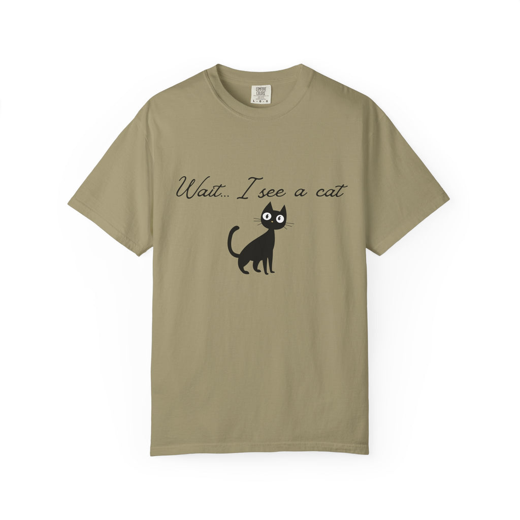 Wait ... I See a Cat — Comic-Style Cat T-Shirt