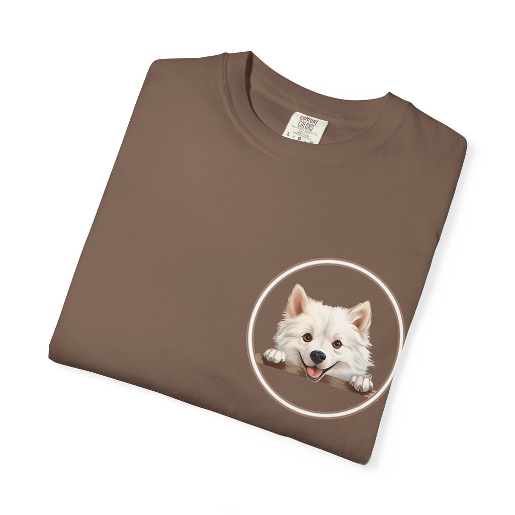 Puppy Portrait T-Shirt — Cute White Dog Graphic Tee Unisex Pet Portrait Tee: The Perfect Gift for Dog Moms & Dads