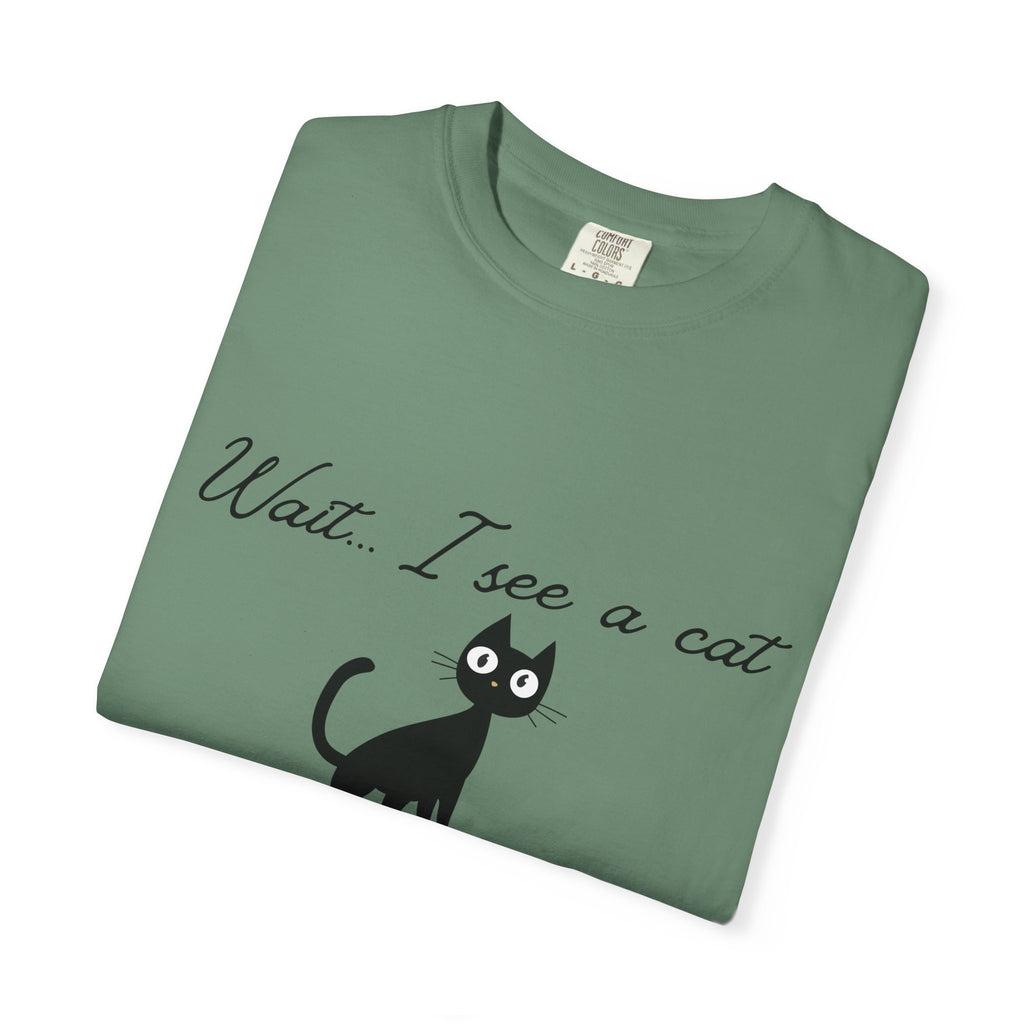 Wait ... I See a Cat — Comic-Style Cat T-Shirt