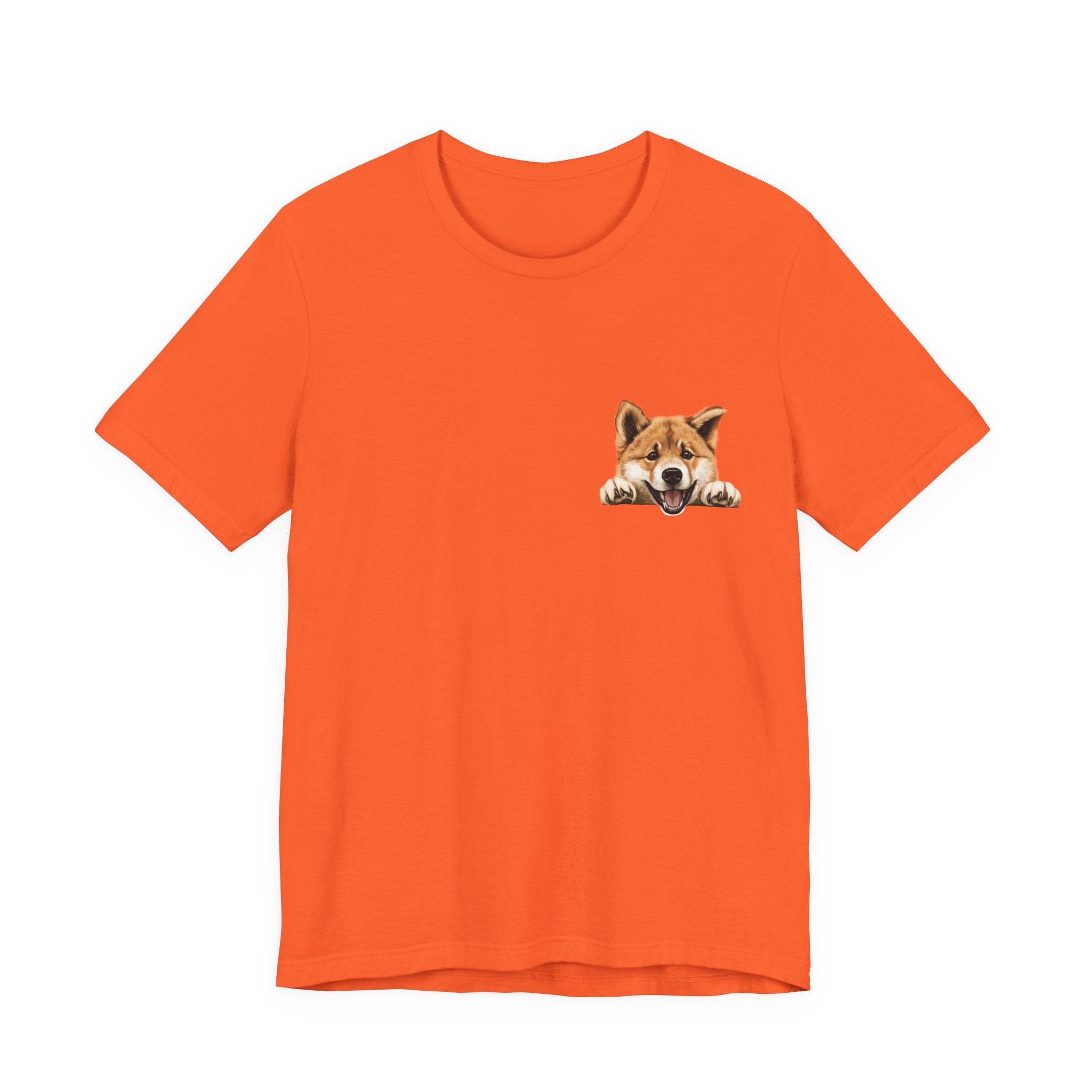 Shiba Inu Peek Pocket Tee – Cute Dog Graphic T-Shirt