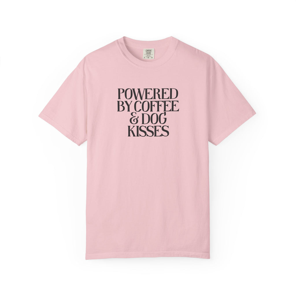 Powered by Coffee & Dog Kisses Graphic Tee