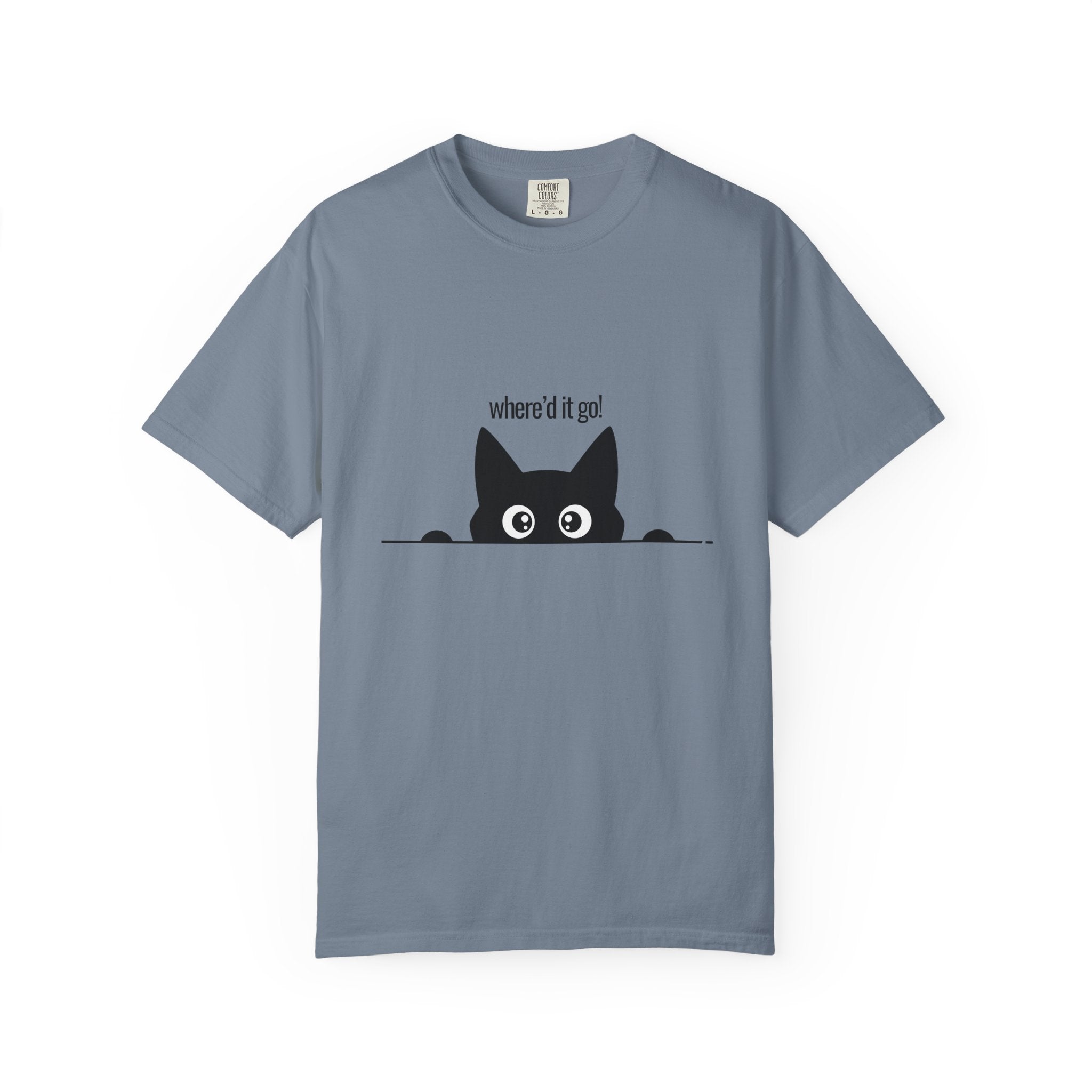 Where'd It Go? Peeking Cat T-Shirt