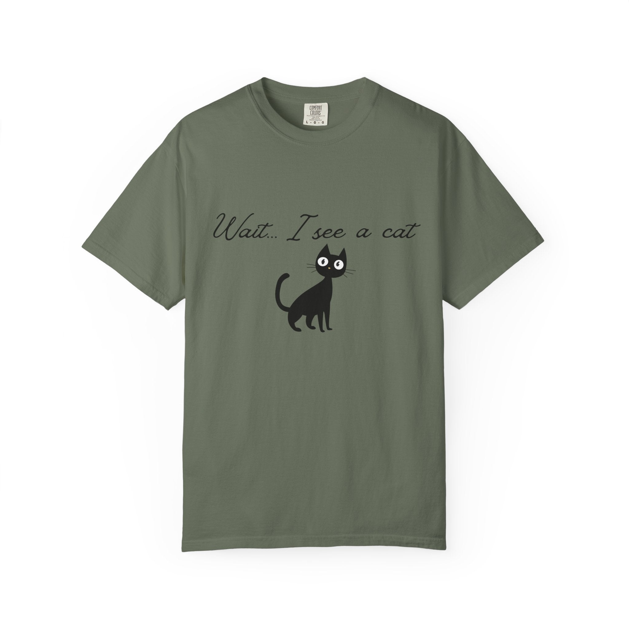 Wait ... I See a Cat — Comic-Style Cat T-Shirt