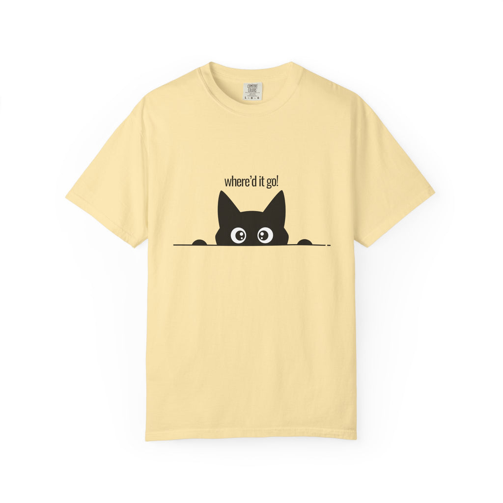 Where'd It Go? Peeking Cat T-Shirt