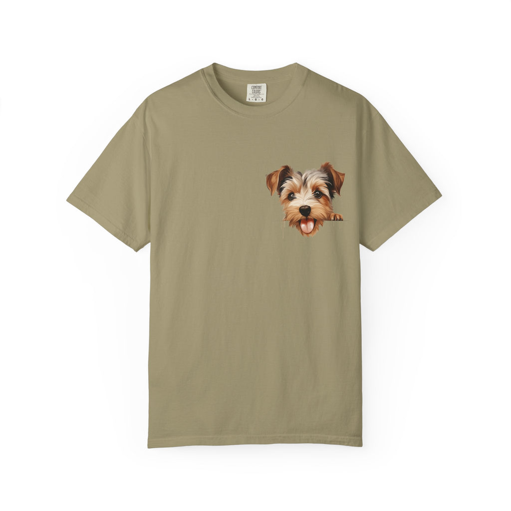Terrier Sweet Face T-Shirt – Cute Small Dog Graphic Tee, Pet Lover Gift