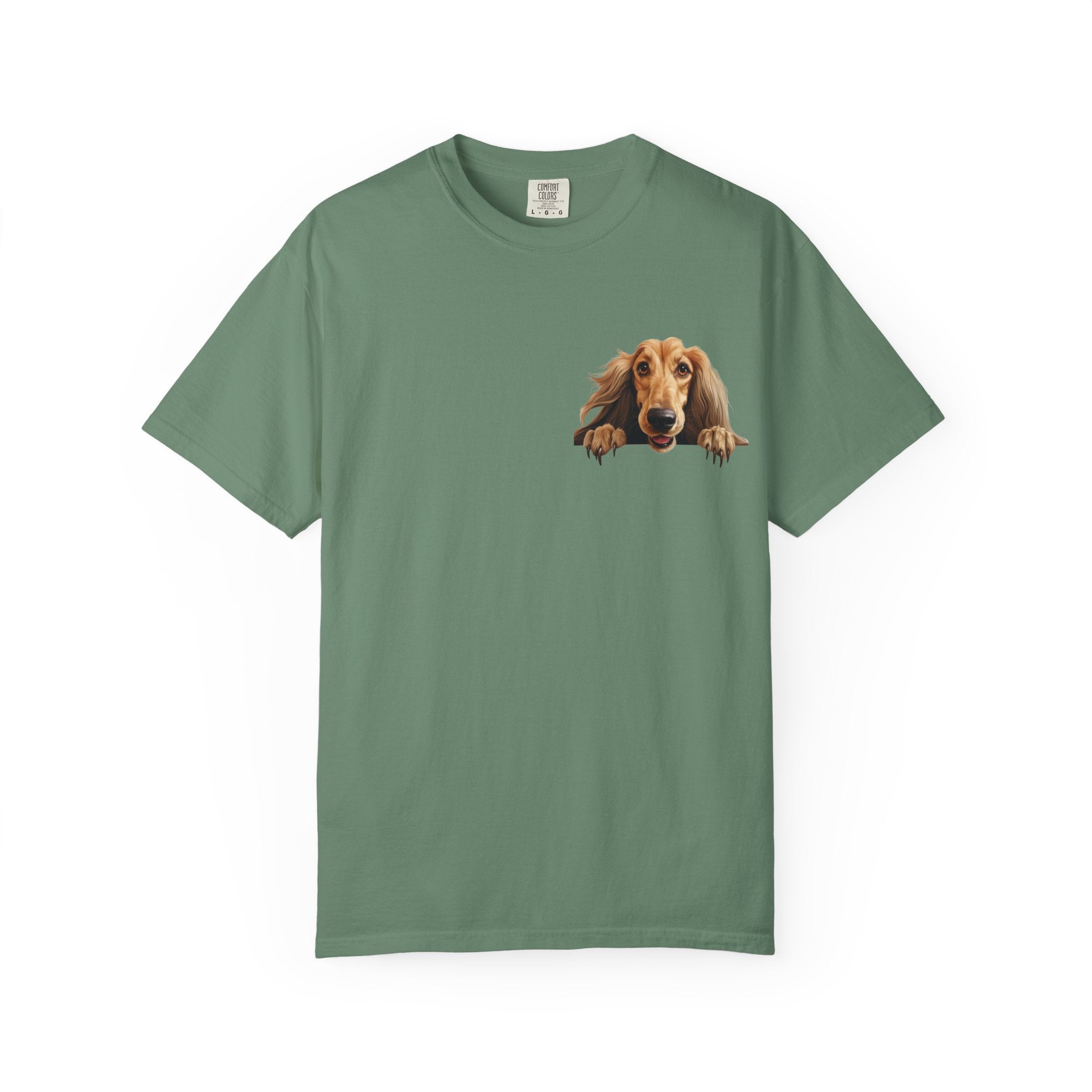 Dachshund Peeking Dog T-Shirt — Cute Long Dog Face Tee