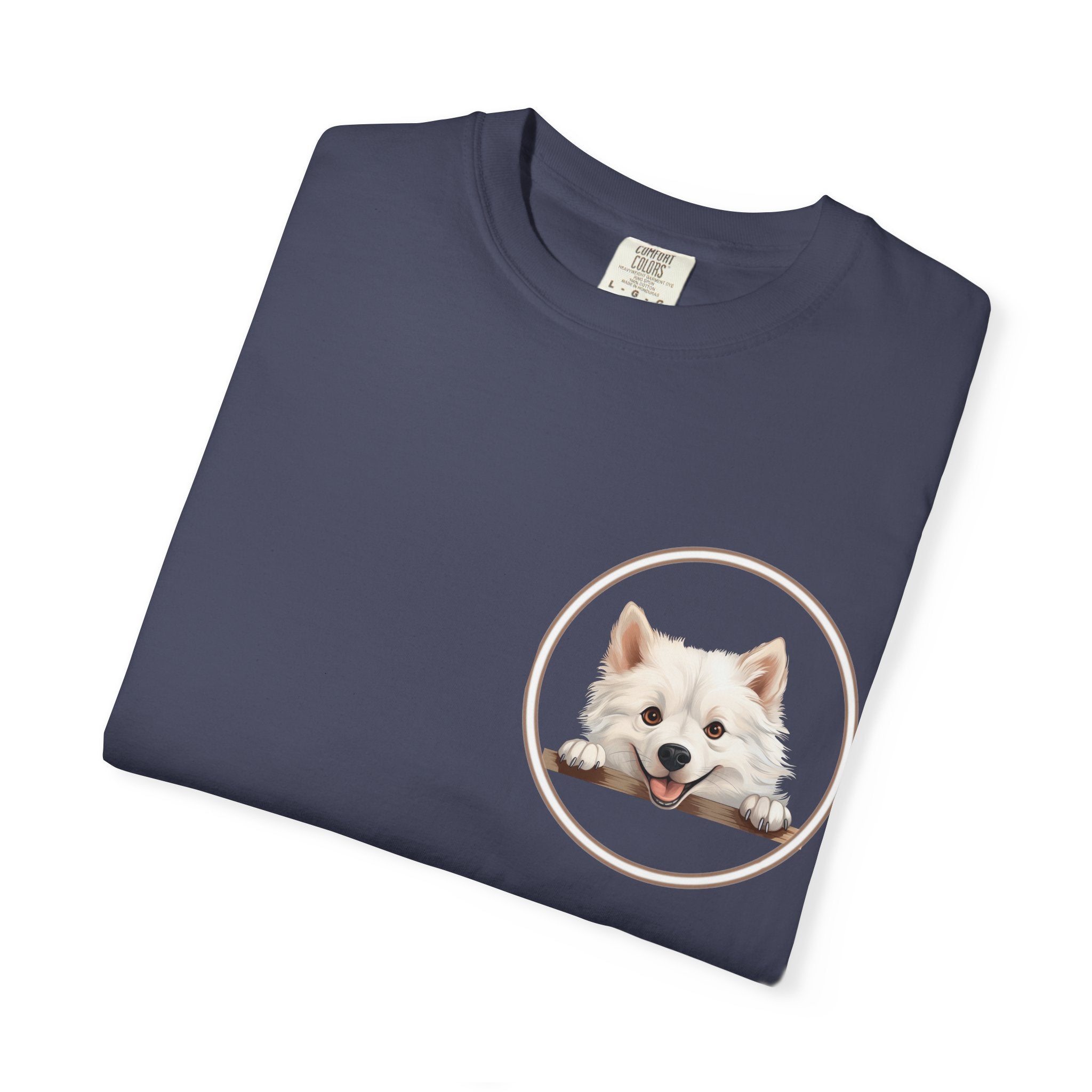 Puppy Portrait T-Shirt — Cute White Dog Graphic Tee Unisex Pet Portrait Tee: The Perfect Gift for Dog Moms & Dads