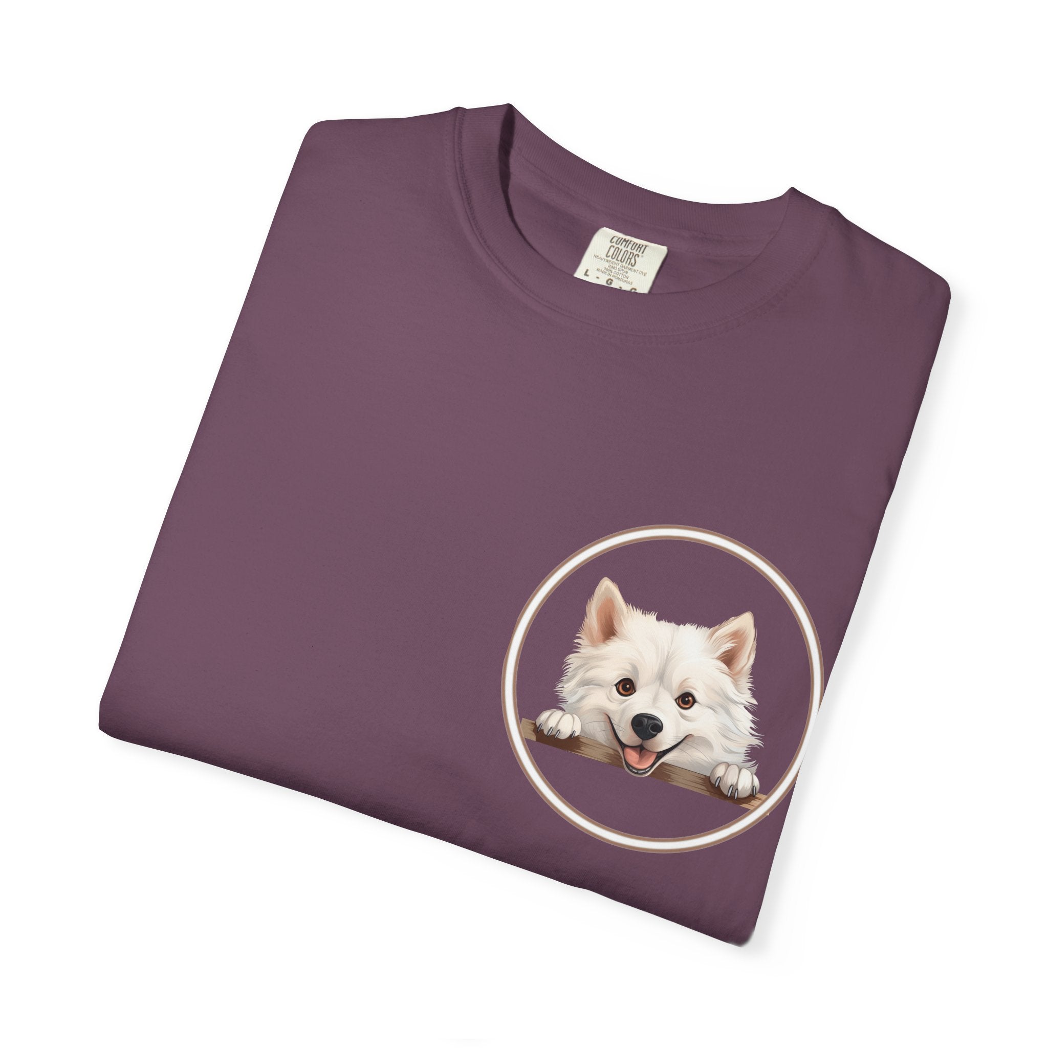 Puppy Portrait T-Shirt — Cute White Dog Graphic Tee Unisex Pet Portrait Tee: The Perfect Gift for Dog Moms & Dads