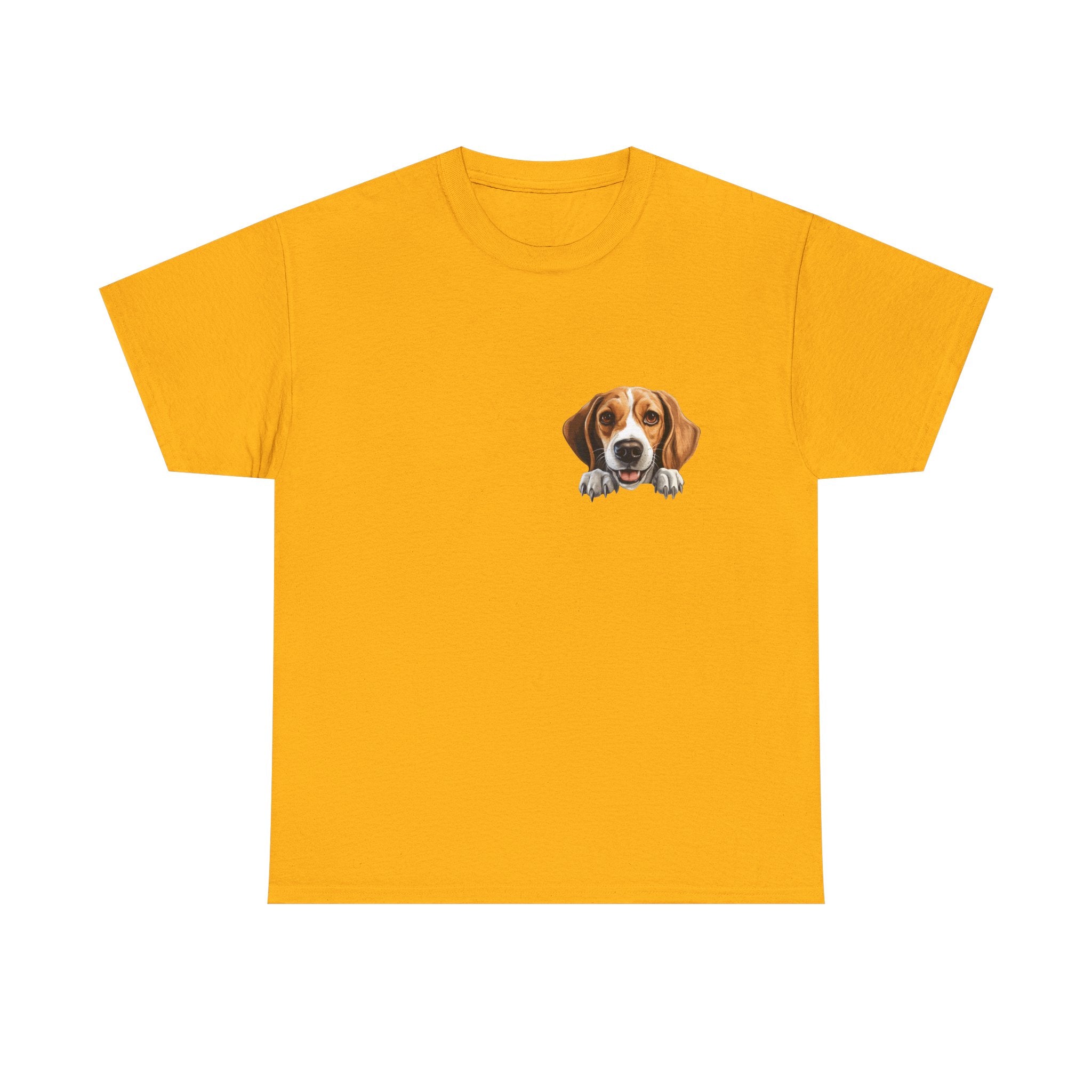 Beagle Peekaboo T‑Shirt — Cute Dog Lover Tee Ideal Gift for Dog Dad or Dog Mom